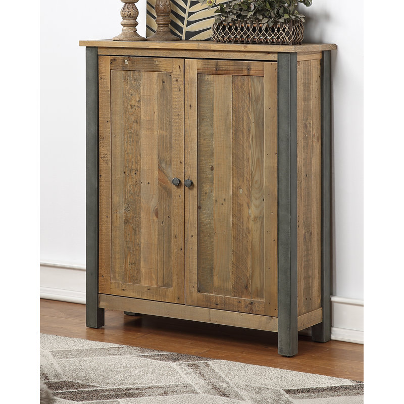 12 Pair Solid Wood Shoe Storage Cabinet