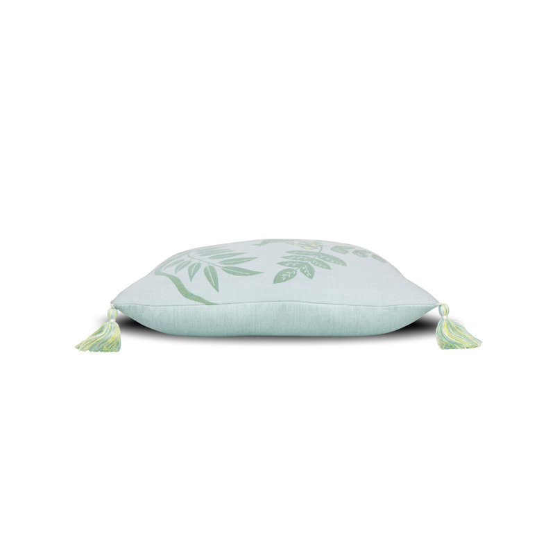 Plume Sunbrella® Throw Square Indoor/Outdoor Pillow Cover & Insert