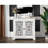 Antique Sideboard Cabinet With Metal - Functional For Kitchen & Dining Area Vintage Accent Distressed Shabby Style