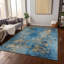 Tapis bleu intérieur / extérieur lavable à la machine Xhevrie-1065859199