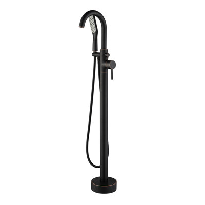 Robinet de baignoire autoportant monocommande à fixation au sol