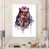 Toile blanche avec cadre photo