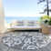 Chayden Washable Damask Indoor / Outdoor Rug