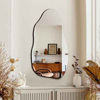 Irregular Asymmetric Wall Mirror