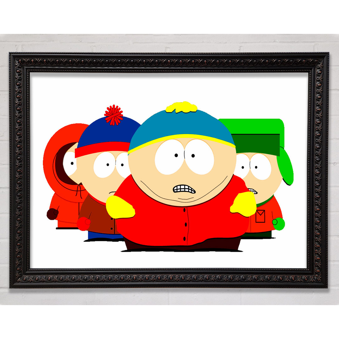 South Park Charaktere - Einzelne Bilderrahmen Kunstdrucke