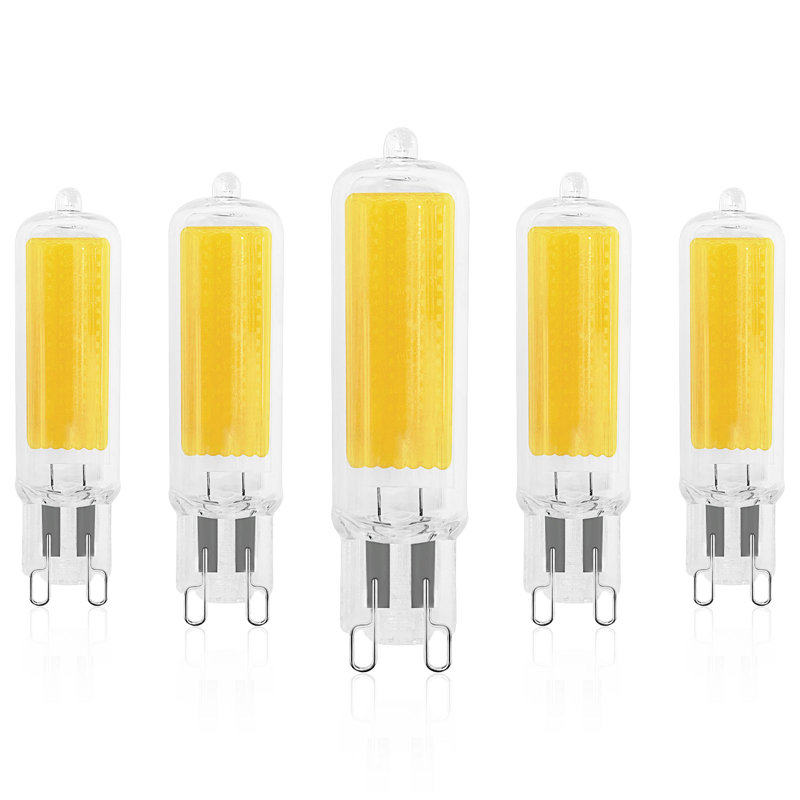 Ampoule DEL à intensité variable de 50 watts T4 G9 / à deux broches à intensité variable, 5000