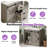 36" Farmhouse Single Sink Bathroom Vanity, Gray-563594298-559235711