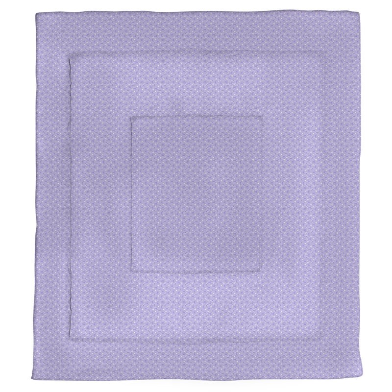 Édredon simple réversible Katelyn Elizabeth, Édredon grand, Mauve pastel