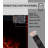 60" Glassless Wall Mounted Electric Fireplace, Multi Ambient Light Colors, Remote, 1500W Heater, White-1101628488