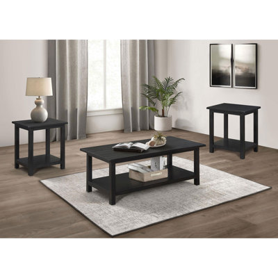 Castleton Distressed Java 3-Piece Coffee And End Table Set(Only Including Coffee Table)