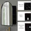 Armoire de salle de bain encastrée 24 po x 36 po, cadre en métal noir mat, tablettes réglables pour une meilleure organisation