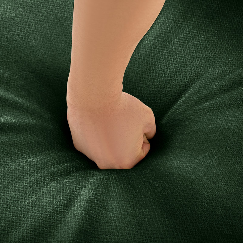 Chenille 3 avec rangement - Siège de luxe ergonomique, Vert