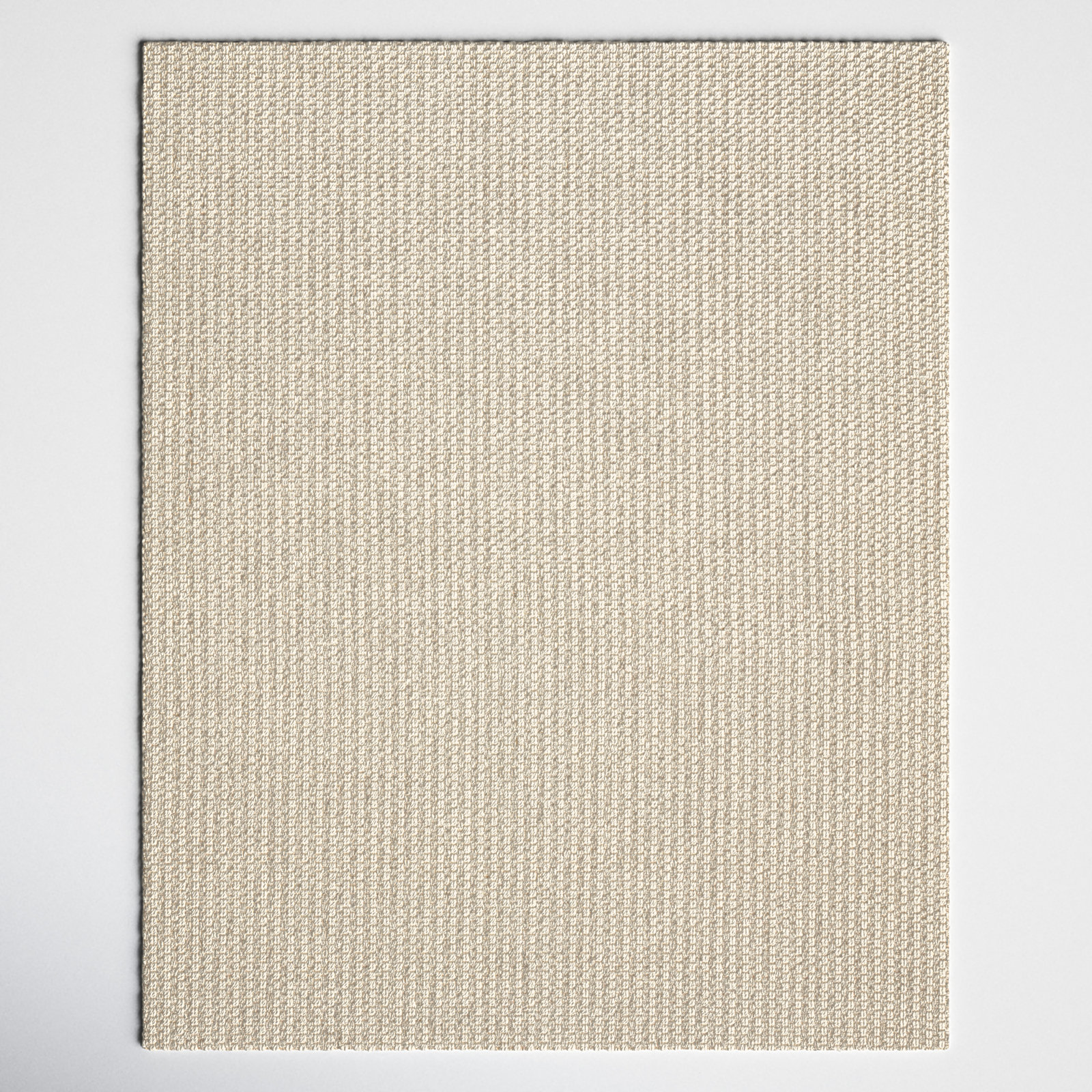 Alton Cream Hand-Woven Striped Wool Jute Rug, Rectangle 10' x 14'