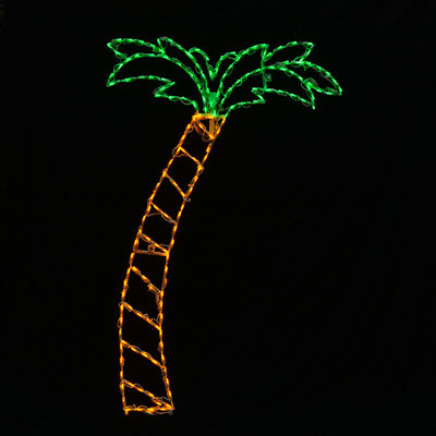 65" LED Palm Tree