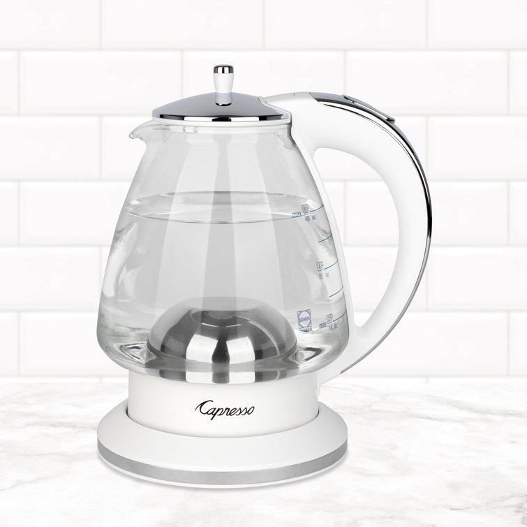 Capresso H2O Rapid Boil Glass Tea Kettle