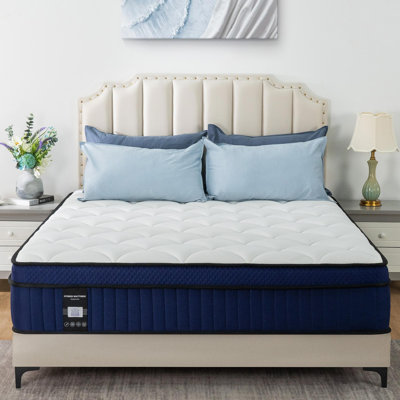 Medium Gel Memory Foam Hybrid Mattress in a Box, OEKO-TEX® Certified