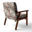 Asian Minimalisme I - Chaise rembourrée avec accents orientaux-2144852169