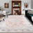 Boho Vintage Traditional Area-Rug, Indoor Floral Carpet for Bedroom, Living Room-1394366427