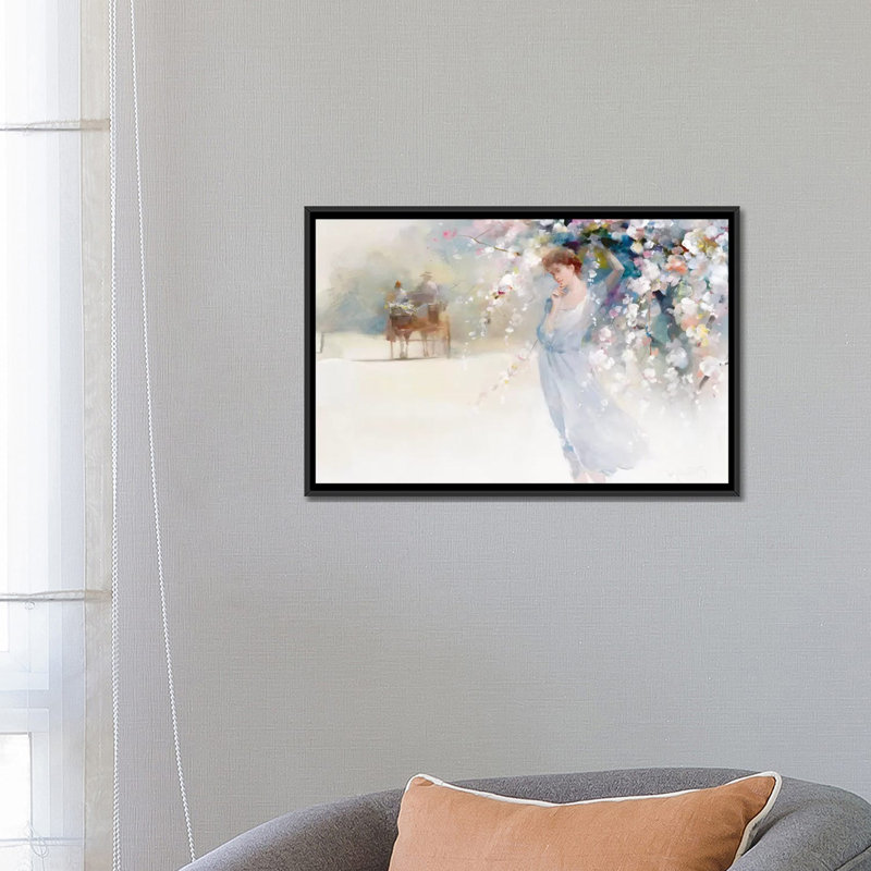 «Goodbye» par willem haenraets - impression sur toile tendue, H 18 po x l 26 po x P 1,5 po, Toile avec cadre noir