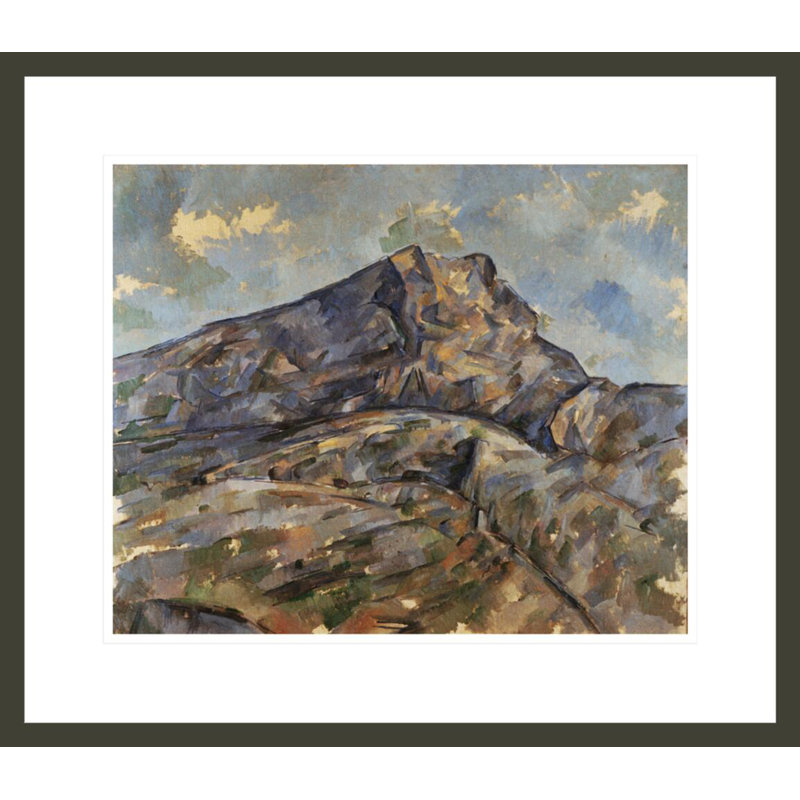Mont Sainte-Victoire par Paul Cézanne, H 17,75 po x l 20,46 po
