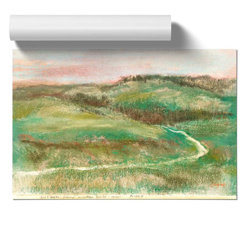 Landscape by Edgar Degas - Frameless Print, 30cm H x 42cm W x 0.1cm D