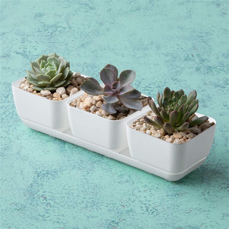 Zosha Pot Planter, White