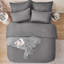 Premium 4-Piece Ultra-Soft Microfiber Duvet Complete Cover Set-111014806-111014815
