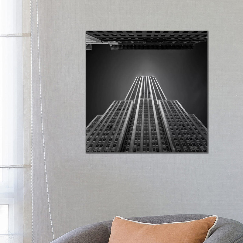 Empire State Building by Ahmed Thabet - Print on Canvas, 66.04cm H x 66.04cm W x 3.81cm D, Wrapped Canvas