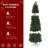 7.5' Lighted Pine Christmas Tree