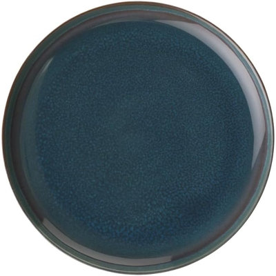 like. By Villeroy & Boch Crafted Breeze Collection Dinner Plate, Premium Porcelain, Dishwasher and Microwave Safe, 10.25 in Diameter, Gray-Blue