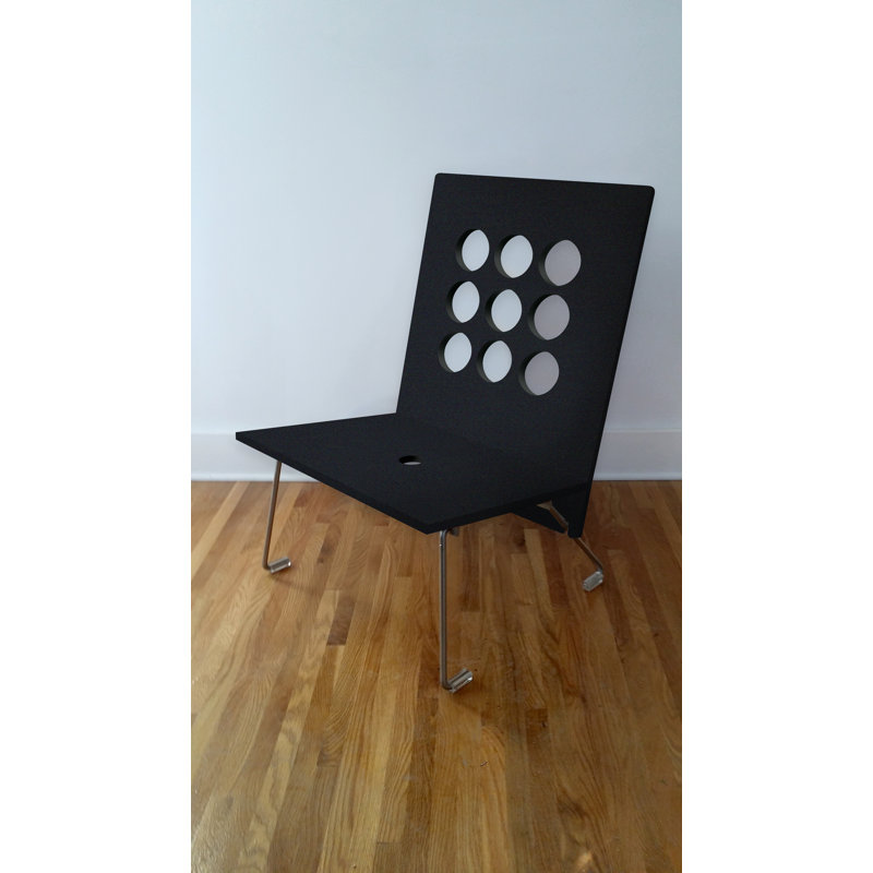 Kilmer Outdoor Lounge Chair, Black