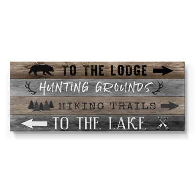 To The Lodge- Gallery Wrapped Canvas -Ready to Hang
