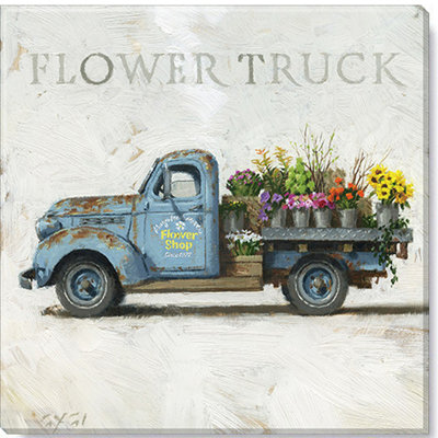 «Flower Truck», impression numérique sur toile tendue