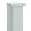 Auvent de patio rétractable en polyester l 118,1 po x P 120 po-25970661