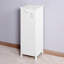 Armoire de rangement autoportante blanche avec un grand tiroir pour un aménagement intérieur spacieux et chic