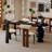  +  Half-circle Solid Wood desk-1919002730