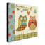 « hibou merveilleuse i », impression sur toile tendue-14744969