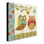 « hibou merveilleuse i », impression sur toile tendue-14744970