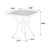 Bistro Set 3 Piece Rustproof Cast Aluminum Patio Furniture Sets 2 Chairs And 1 Round Table Outdoor-1157816895