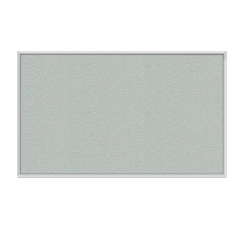 Babillard mural en vinyle Ghent, Argent, H 18 po x l 24 po x P 0,55 po