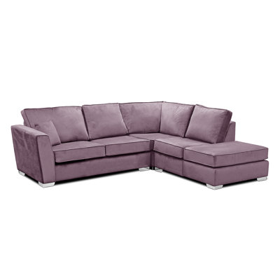 Quade 5 Seater Velvet Sofa & Chaise