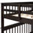 Bunk Bed With Twin Trundle, Storage And Secure Guard Rail Size Robust Framework