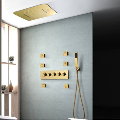 Thermostatic All-In-One Kit with Rough in-Valve