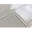 Carrelage mural de cuisine et de salle de bain grand format à bord droit en verre de qualité diamant 4 po x 16 po Monroe-40591544