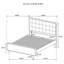 Grand lit plateforme Carson Carrington