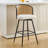 Cane Back Swivel Upholstered  Stool-1100962573-1099835341-1335810500