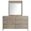 Commode double 6 tiroirs Mauve-91893603