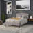 Ciriaca Arched Button Tufted Upholstered Headboard-1636055535-1636055532