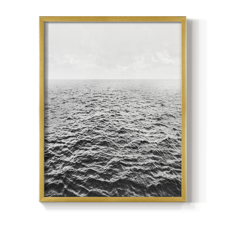 Rolling In Framed Print - Solid Wood, 10" H x 8" W
