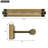 Luxury Golden LED Flush Mounted Picture Lights